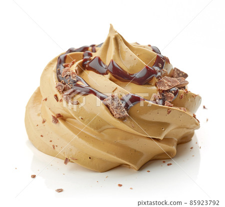 whipped caramel and coffee cream 85923792