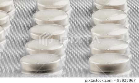 generic white medical tablets in silver foil blister generic white medical tablets in silver foil blister 85923967