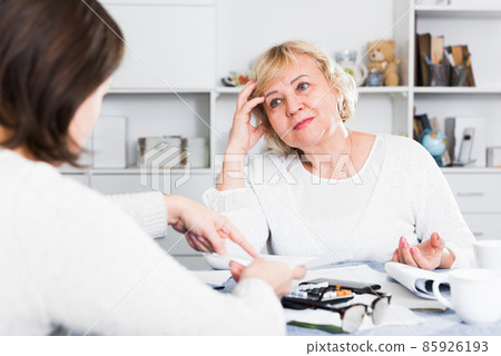 Mature woman and acccountant 85926193