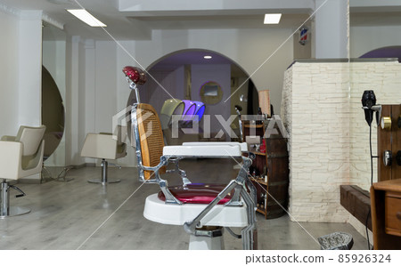 Interior of modern light beauty salon Interior of modern light beauty salon 85926324