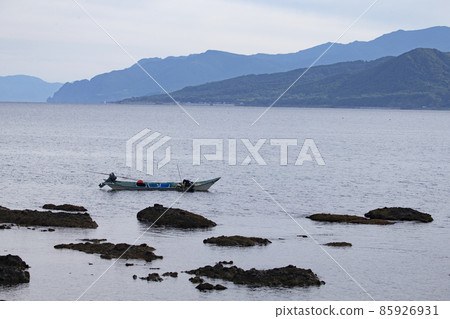 Sea urchin fishing Sea urchin fishing 85926931
