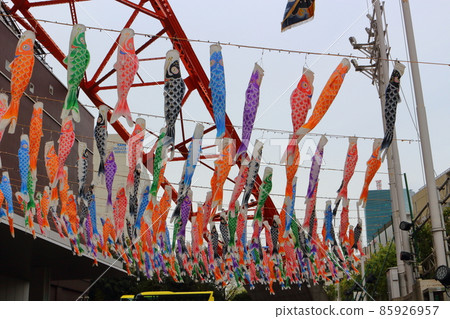 東京鐵塔和鯉魚飄帶 東京鐵塔和鯉魚飄帶 85926957