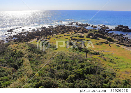The tip of the Boso Peninsula, a horizon that makes the earth look round The tip of the Boso Peninsula, a horizon that makes the earth look round 85926958