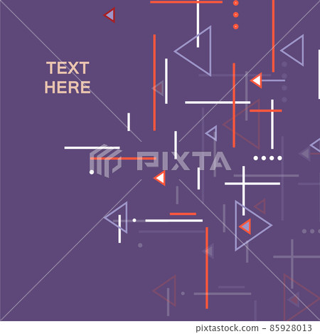 Abstract background with dynamic lines and triangles. Vector simple style design. Minimal backdrop illustration Abstract background with dynamic lines and triangles. Vector simple style design. Minimal backdrop illustration 85928013