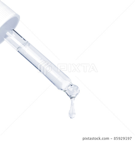 serum or medicine pipet dropper isolated on white background 85929197