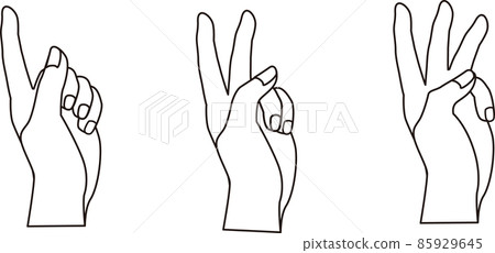 Finger expressing 1.2.3. Finger expressing 1.2.3. 85929645