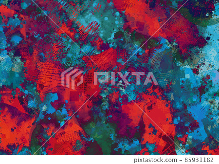 Red fantastic blood watercolor texture background Red fantastic blood watercolor texture background 85931182