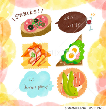 A stylish snack set. Home party 85931929