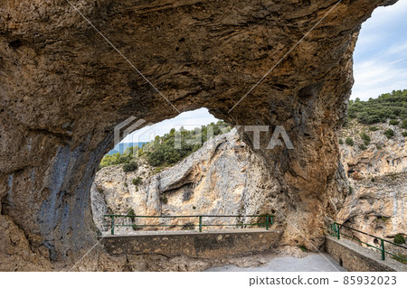 Window of devil. Ventano del Diablo. Villalba de la Sierra, Cuenca, Spain - Europe. Window of devil. Ventano del Diablo. Villalba de la Sierra, Cuenca, Spain - Europe. 85932023