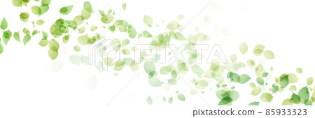 新的綠色留下風景背景 85933323