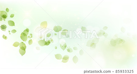 新的綠色留下風景背景 新的綠色留下風景背景 85933325