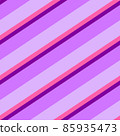 Purple Pink Diagonal Stripes Vector Seamless Pattern Design 85935473