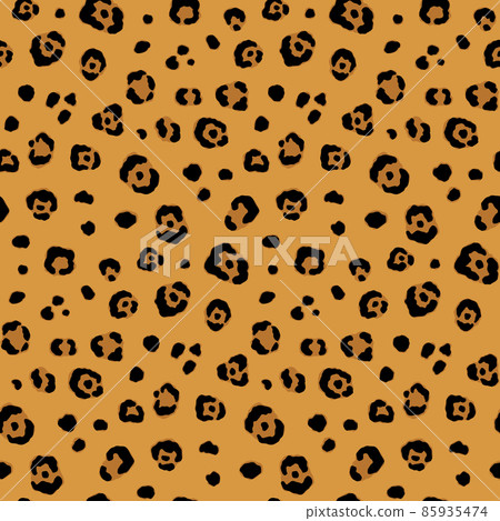 Jaguar Animal Motif Vector Seamless Pattern Design 85935474