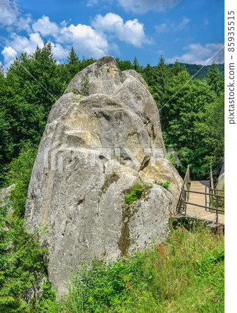 The rock complex of Tustan in Ukraine 85935515