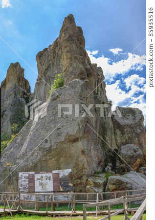 The rock complex of Tustan in Ukraine The rock complex of Tustan in Ukraine 85935516