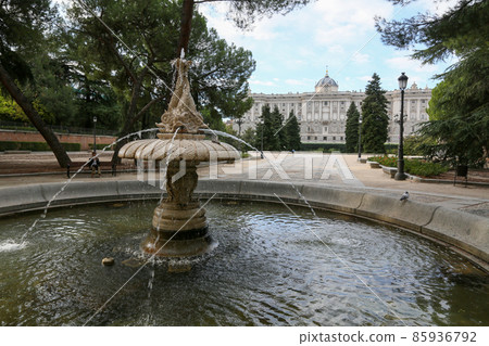 Spain Madrid Sabatini Garden and Royal Palace 85936792