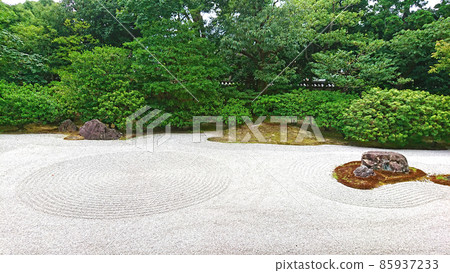Side of Kenninji's stone garden, Daioen Side of Kenninji's stone garden, Daioen 85937233