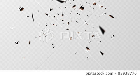 Vector illustration of elegant silver confetti for a fun party background. Vector illustration of elegant silver confetti for a fun party background. 85938776