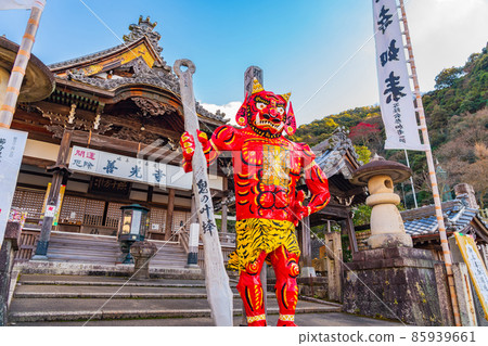 冬天的岐阜善光寺,與惡魔的風景<岐阜縣岐阜市> 冬天的岐阜善光寺,與惡魔的風景<岐阜縣岐阜市> 85939661