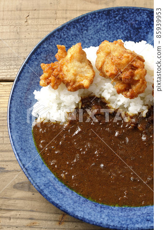 Take a bird's-eye view of fried curry 85939953