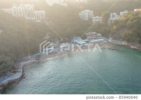 Beautiful landscape scenery of Silverstrand Beach and green hills 16 Jan 2022 Beautiful landscape scenery of Silverstrand Beach and green hills 16 Jan 2022 85940840