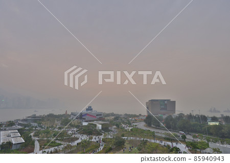 The Landscape of West Kowloon Cultural District, Hong Kong 24 Dec 2021 85940943
