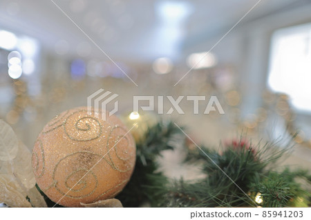 Close up of the Christmas decoration at mall 24 Dec 2021 Close up of the Christmas decoration at mall 24 Dec 2021 85941203