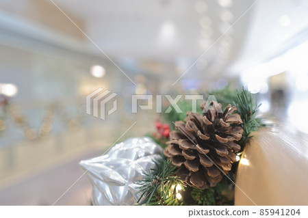 Close up of the Christmas decoration at mall 24 Dec 2021 Close up of the Christmas decoration at mall 24 Dec 2021 85941204