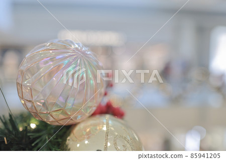 Close up of the Christmas decoration at mall 24 Dec 2021 Close up of the Christmas decoration at mall 24 Dec 2021 85941205