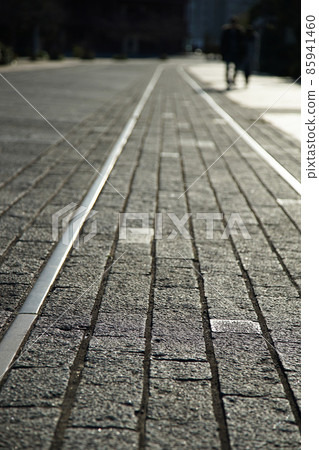 Stone pavement sidewalk 85941460