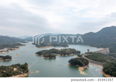 view of Tai Lam Chung reservoir in Hong Kong 17 Dec 2021 view of Tai Lam Chung reservoir in Hong Kong 17 Dec 2021 85941567