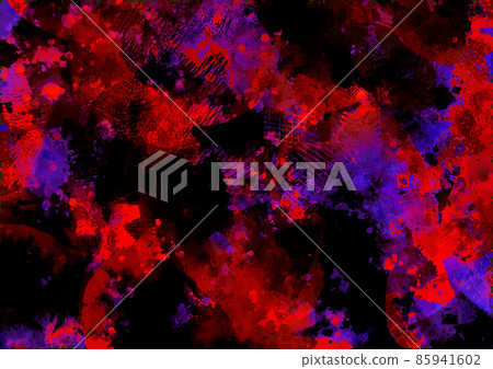 Red fantastic blood watercolor texture background 85941602