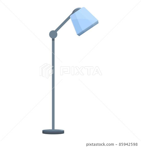 Steel torchere icon cartoon vector. Lamp furniture Steel torchere icon cartoon vector. Lamp furniture 85942598