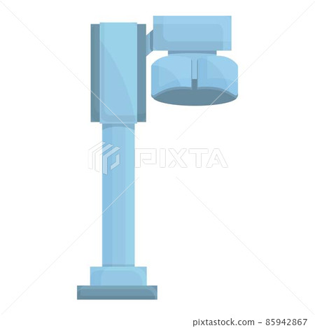 Radiology equipment icon cartoon vector. Chest xray 85942867