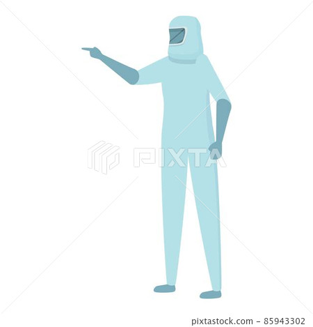 Lab research costume icon cartoon vector. Chemistry laboratory 85943302
