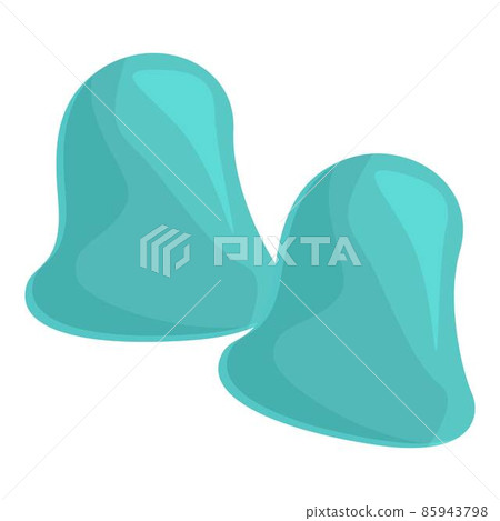 Earplugs icon cartoon vector. Ear protection 85943798