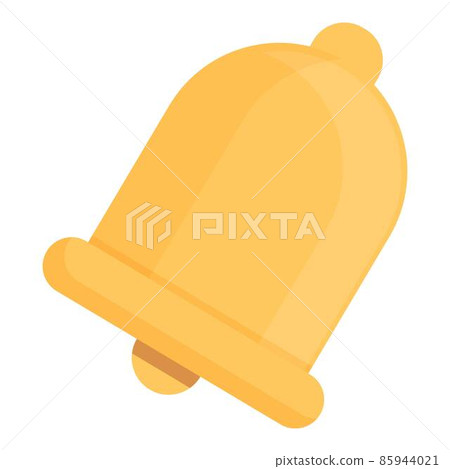 Bell stream alert icon cartoon vector. Live video 85944021