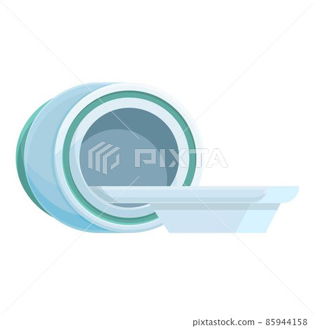 Hospital mri icon cartoon vector. Magnetic tomography 85944158