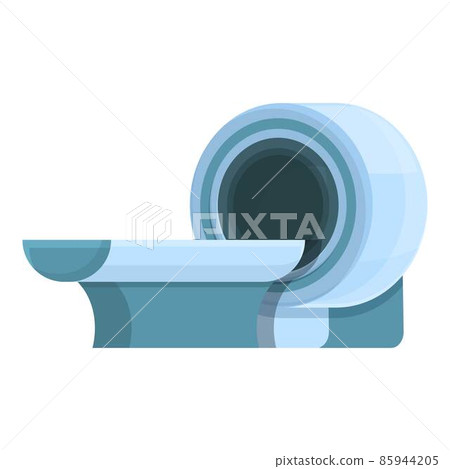 Mri scan icon cartoon vector. Tomography machine 85944205