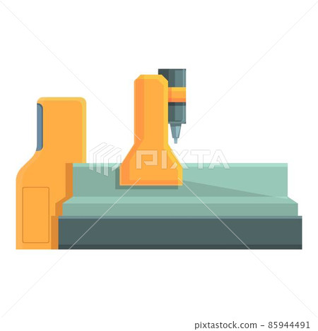 Arm robot machine icon cartoon vector. Factory industry 85944491