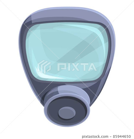 Modern gas mask icon cartoon vector. Safety health Modern gas mask icon cartoon vector. Safety health 85944650