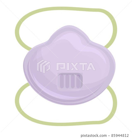 Safety mask icon cartoon vector. Medical health Safety mask icon cartoon vector. Medical health 85944812