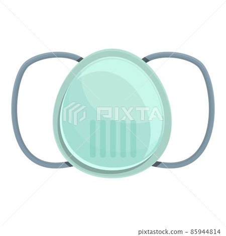 Virus face mask icon cartoon vector. Medical safety Virus face mask icon cartoon vector. Medical safety 85944814