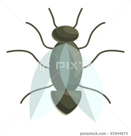 Fly icon cartoon vector. House bug Fly icon cartoon vector. House bug 85944873