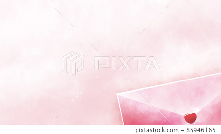 Pink envelope illustration frame 85946165