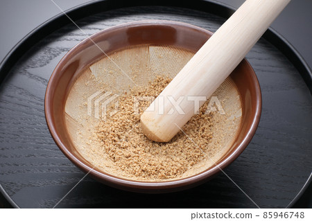 Roasted sesame mortar mortar 85946748