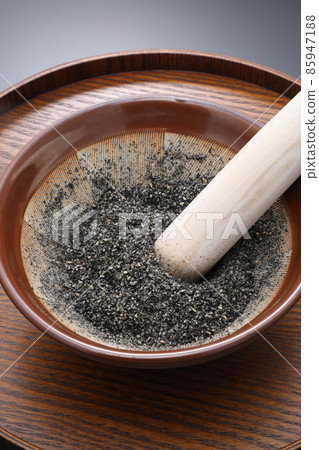 Roasted sesame pickpocket sesame mortar 85947188