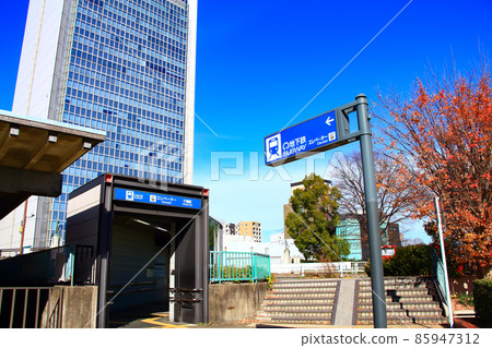 Scenery of Nagoya City, Chikusa Subway Station Scenery of Nagoya City, Chikusa Subway Station 85947312