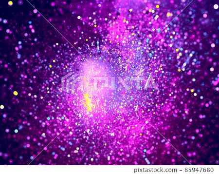 Purple blurred background with bokeh of small balls - abstract illustration Purple blurred background with bokeh of small balls - abstract illustration 85947680
