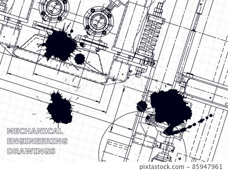 Mechanical engineering drawing. Machine-building industry. Instrument-making drawings Mechanical engineering drawing. Machine-building industry. Instrument-making drawings 85947961